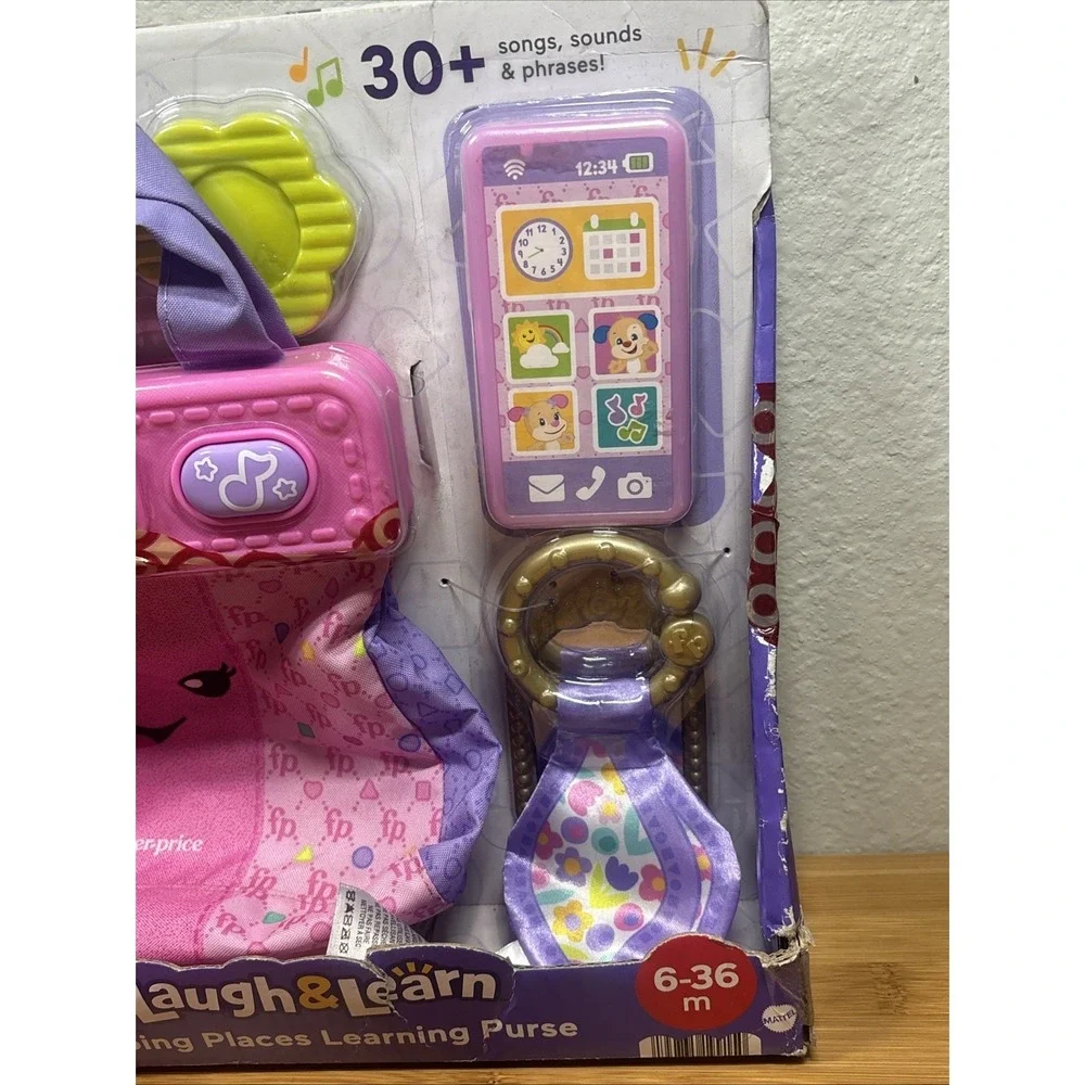 Fisher-Price Laugh & Learn Going Places Learning Purse – Interactive Toy (Read)